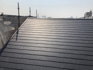 奈良市のカラーベスト屋根施工後