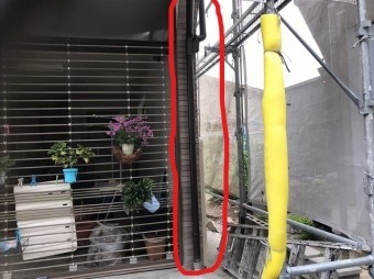 雨樋の補修工事取り換え