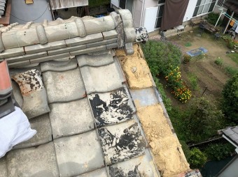 葺き土敷き直し
