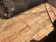 瓦と葺き土撤去とバラ板