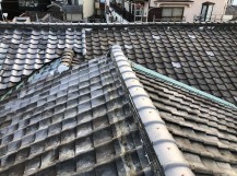 瓦の取り直しと漆喰の取り直し完了