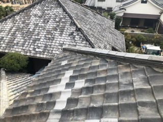 大和郡山市 棟瓦の取り直し工事 施工後