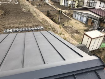 葺き替え完成後の屋根