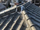 橿原市の瓦屋根、漆喰工事完成