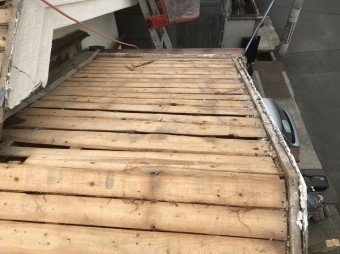 野地板の屋根の状態