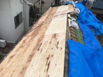 橿原市 野地板 設置