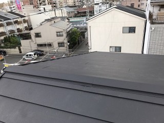 ガルテクト設置後の屋根