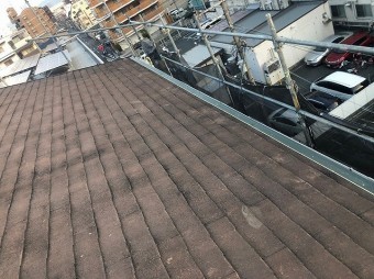 施工前屋根