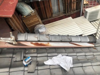 三郷町 複合型瓦屋根 部分葺き替え