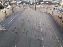 高品質な防水紙で雨漏りを起こさない屋根