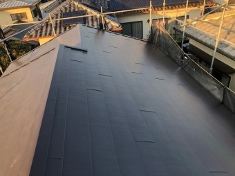 施工後屋根