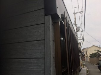 雨漏り 笠木交換後