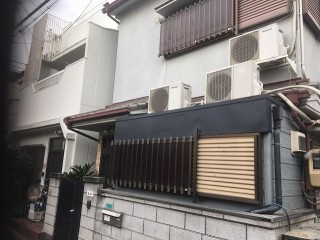 雨漏り 笠木交換後