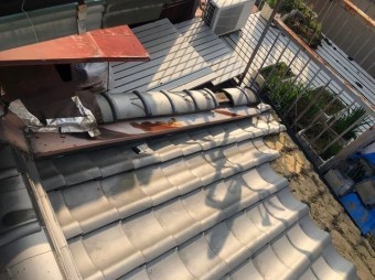 三郷町 複合型瓦屋根 部分葺き替え