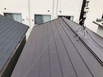 橿原市 セメント瓦屋根 完成