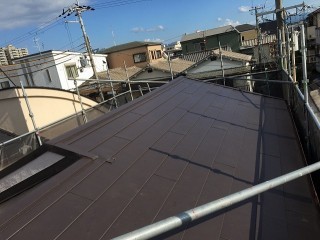 横暖ルーフ 完成