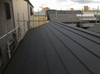 黒いガルテクトへ葺き替え