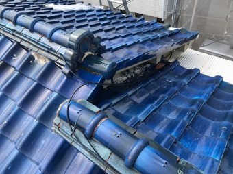 橿原市 釉薬瓦 無料点検