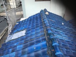 橿原市 釉薬瓦 無料点検