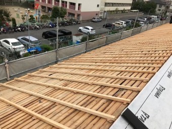 大和郡山市 ルーフィング 設置