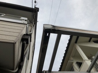 現地調査 カーポートの屋根