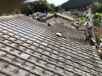 工事前の屋根
