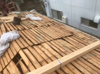 葛城市 釉薬瓦 撤去