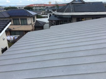 工事前の屋根