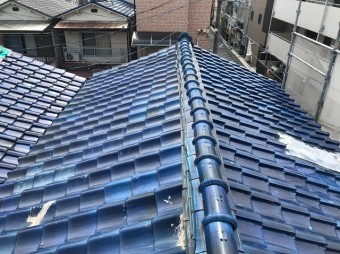 橿原市 釉薬瓦 無料点検