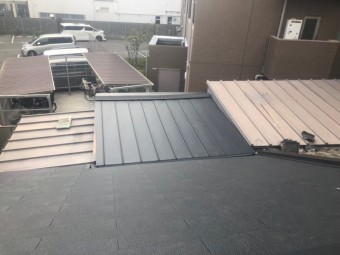 屋根施工後