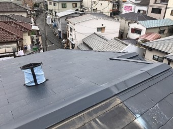 工事前の屋根
