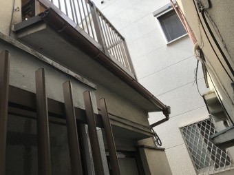 天理市 雨樋交換 施工前