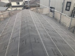 芝市の新築住宅の屋根工事施工前