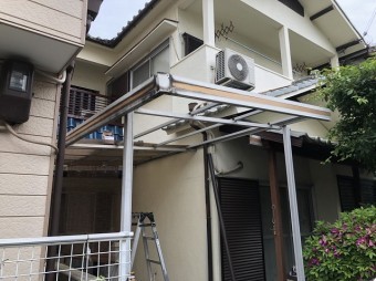 現地調査 カーポートの屋根