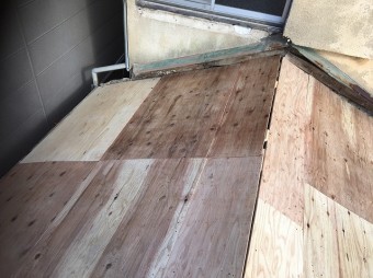 野地板設置屋根