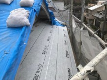 奈良市 防水シート設置