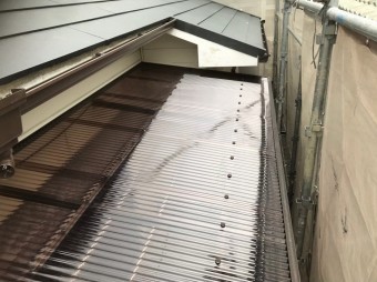 橿原市 ベランダ波板 施工後