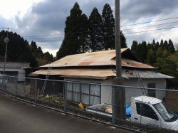 防水紙(ルーフィング)貼り