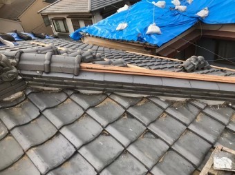 奈良市 冠瓦 設置