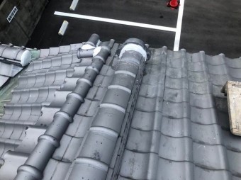 三郷町 複合型瓦屋根 補修工事 完成