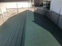 生駒市で完成したスーパーガルテクト屋根
