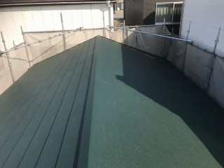生駒市でシェイドモスグリーンのスーパーガルテクト