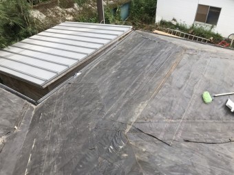 天理2 屋根剥がす