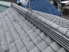 橿原市の和瓦屋根の崩れた棟の積み直し完成