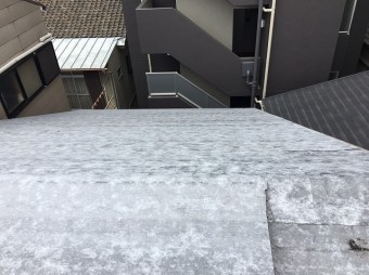 野地板設置前写真
