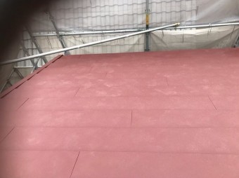 斑鳩町のシェイドブラウン屋根