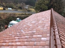 葺き直し完了後の屋根