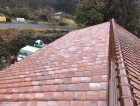 葺き直し完了後の屋根