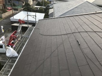 葺き替え完成後の屋根
