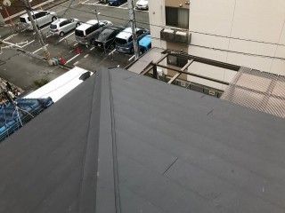 MFシルキーに葺き替え工事